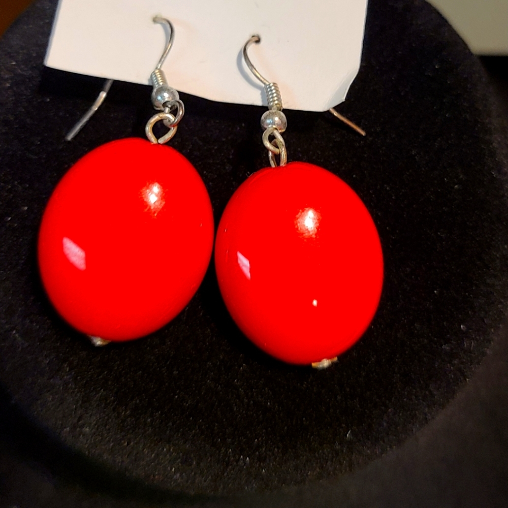 Vintage Oval Shaped Earrings